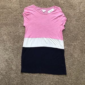 NWOT Block tunic top